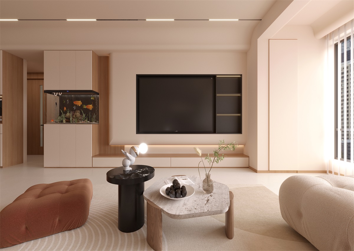 中海九樾143㎡ | 原木奶油風(fēng)的家，越看越愛(ài)！