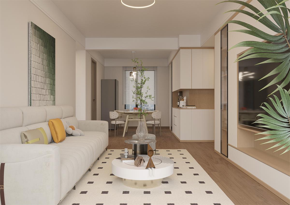 中房西悅府 | 簡(jiǎn)約不失高級(jí)，127㎡原木奶油風(fēng)滿是松弛感！