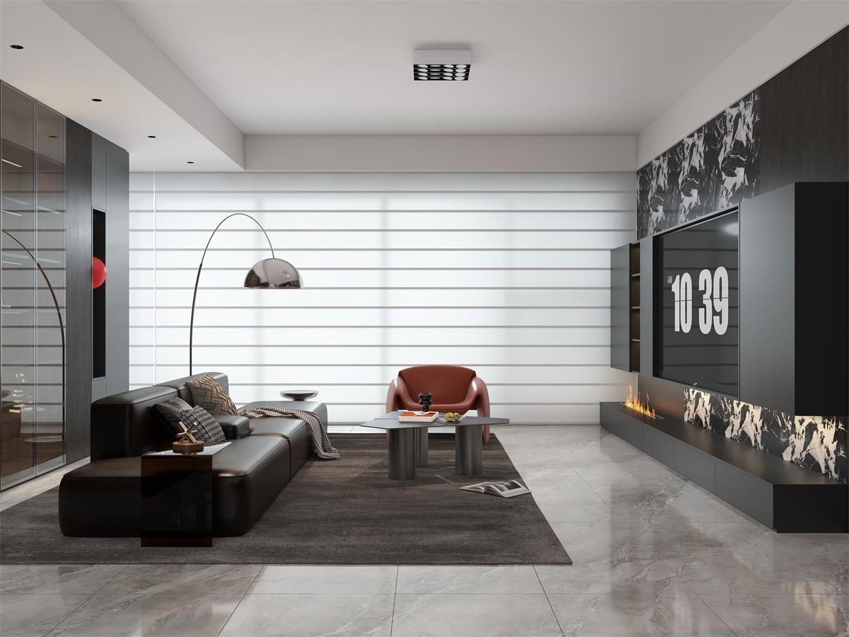 萬(wàn)科錦曜 | 暗黑美學(xué)天花板！他家129㎡意式風(fēng)太驚艷了！