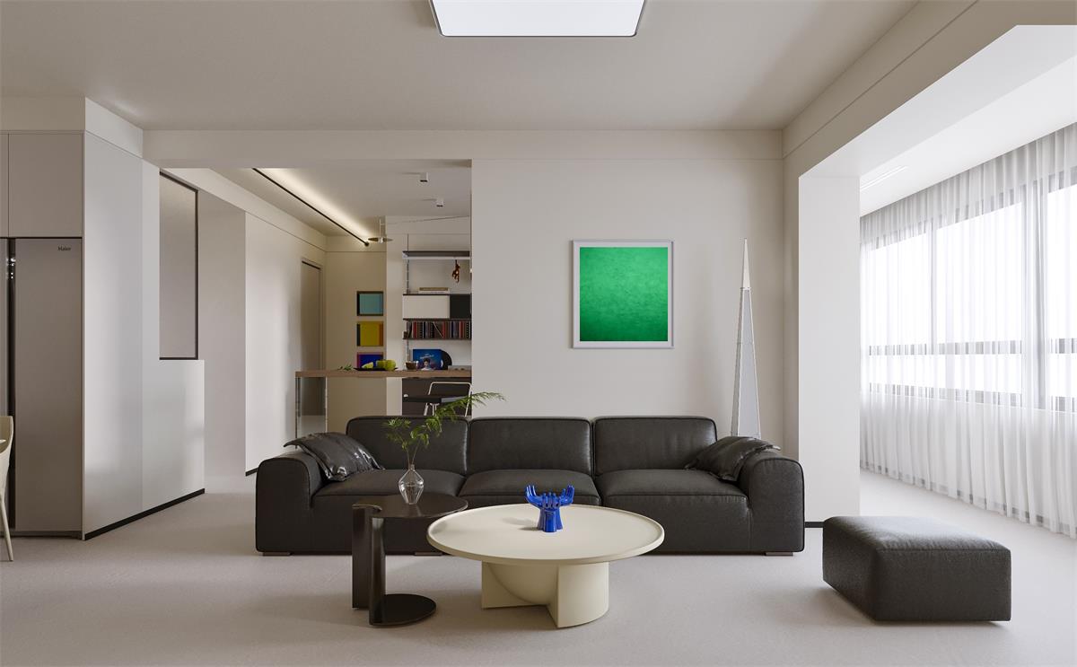 金地自在城 | 零零后獨居109㎡極簡家，全開放設計驚艷到我了！換你也上癮~