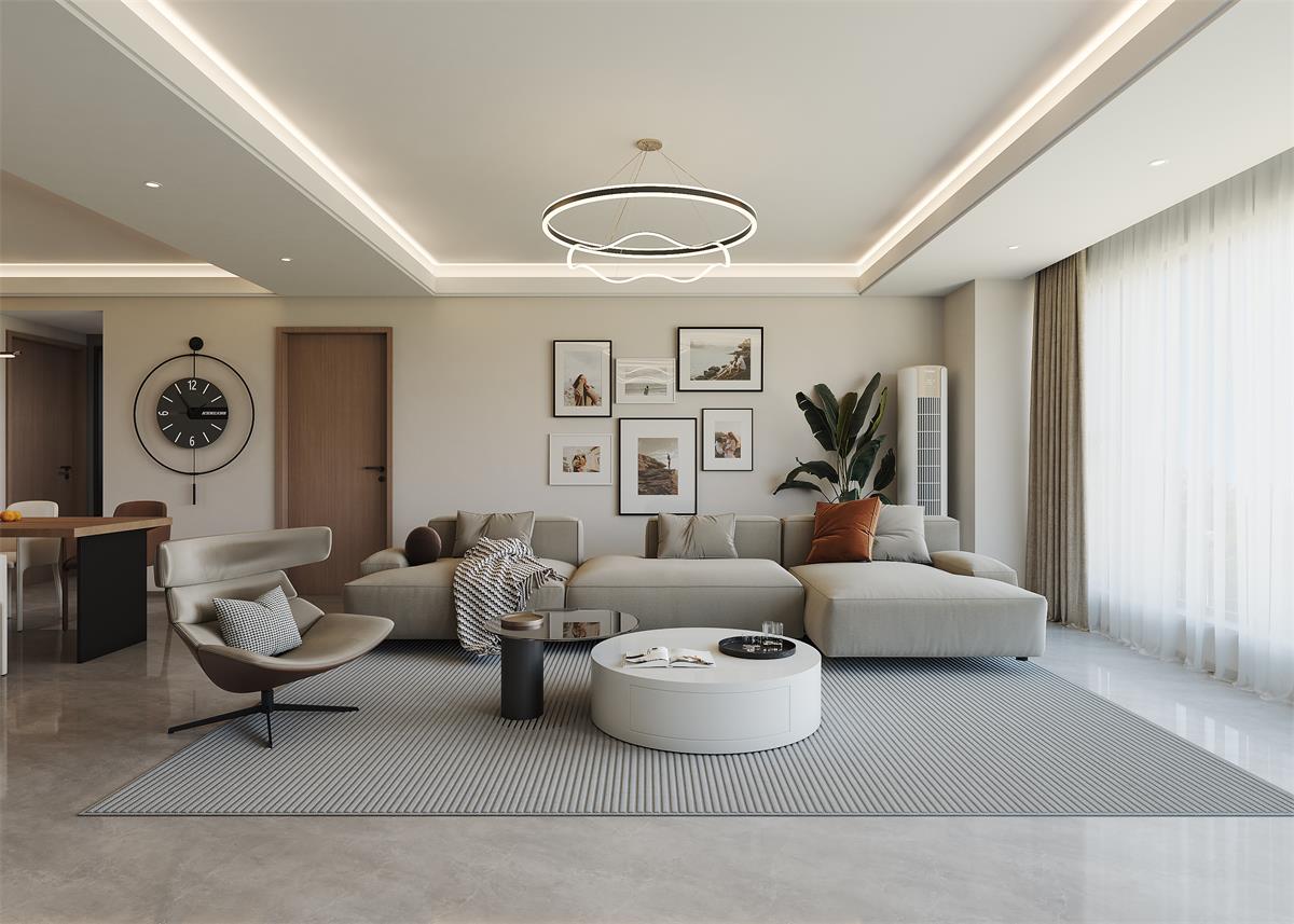 中海華樾 | 萬(wàn)萬(wàn)沒想到！這個(gè)130㎡簡(jiǎn)約風(fēng)的家，讓幸福感飆升！