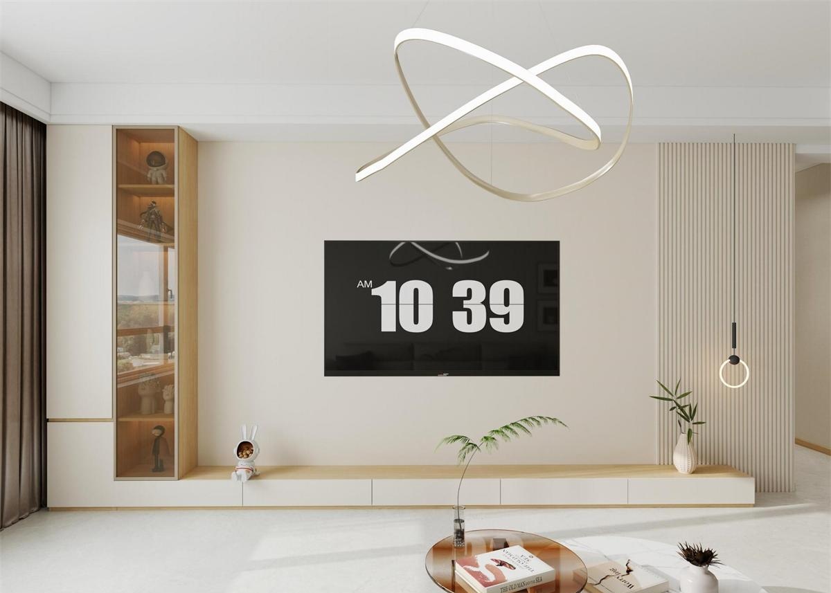 魯銀瀧璽126㎡ | 溫柔感溢出屏幕！『簡約+奶油』看一百遍也不膩