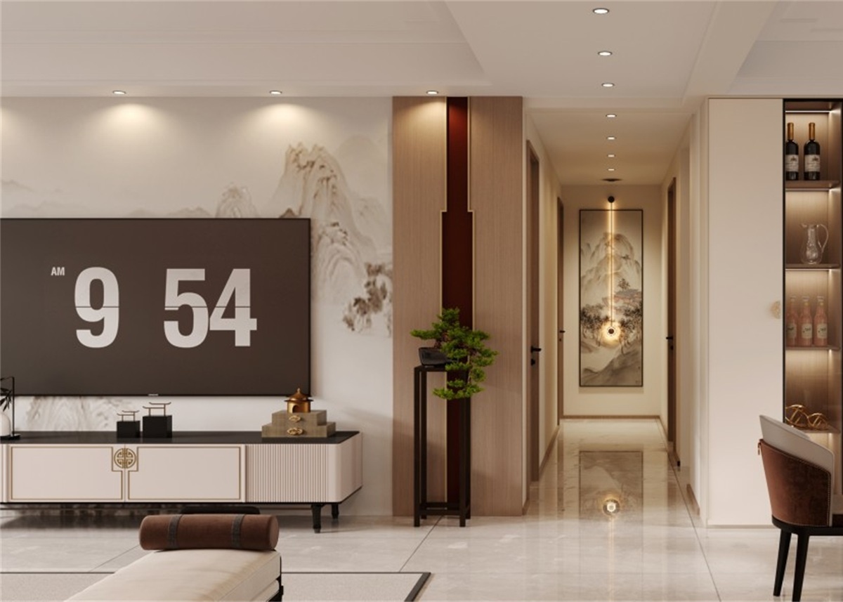 中海華樾185㎡ | 新中式到底有多絕？東方美學(xué)直接拿下一家老??！