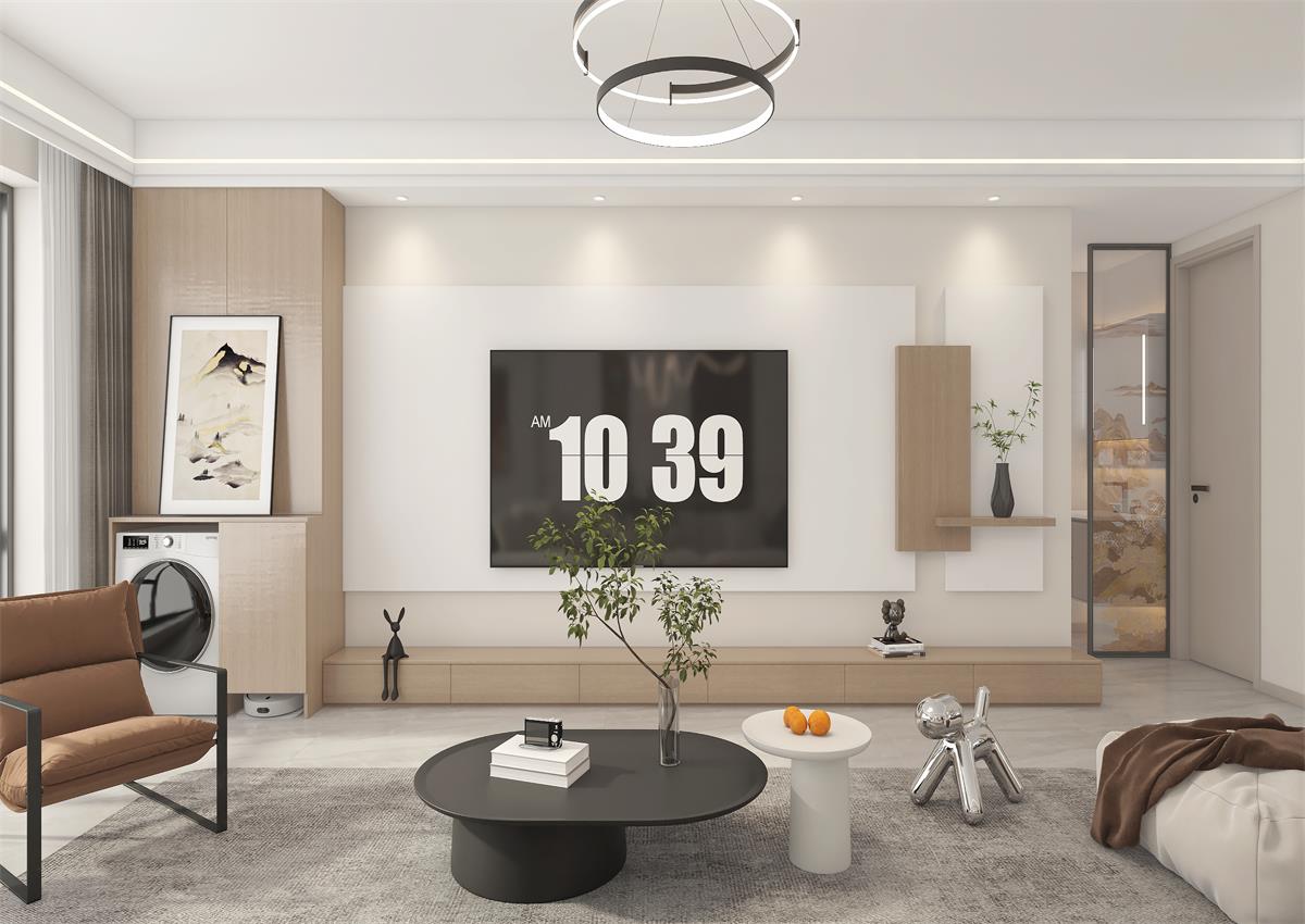 紫辰府128㎡ | 『奶油風(fēng)』不是刷個大白墻！溫馨、顯大、好打理才是核心！