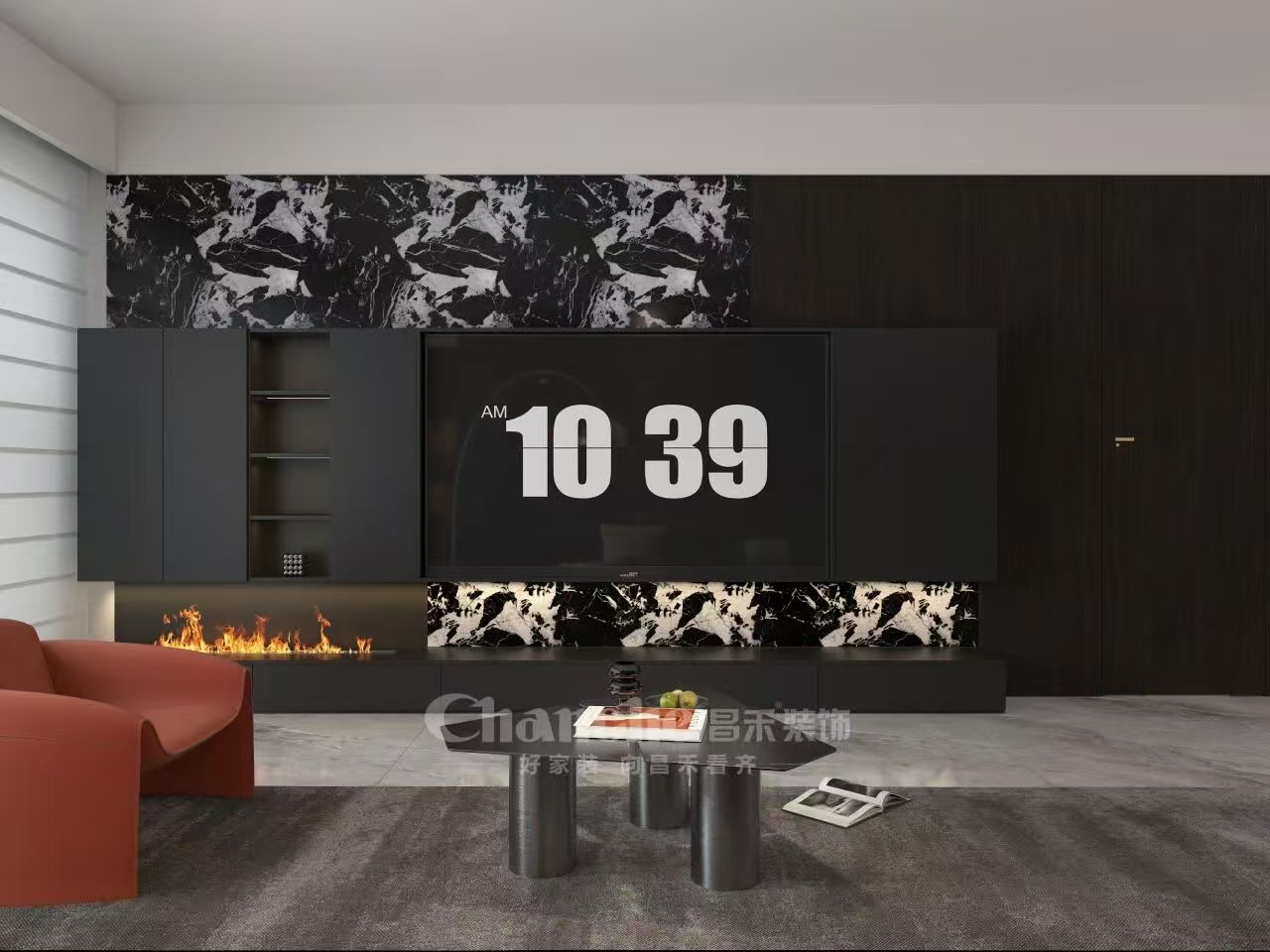 萬科錦曜129㎡ | 當(dāng)初全家都反對的黑色系極簡風(fēng)，幸好我堅(jiān)持到底！