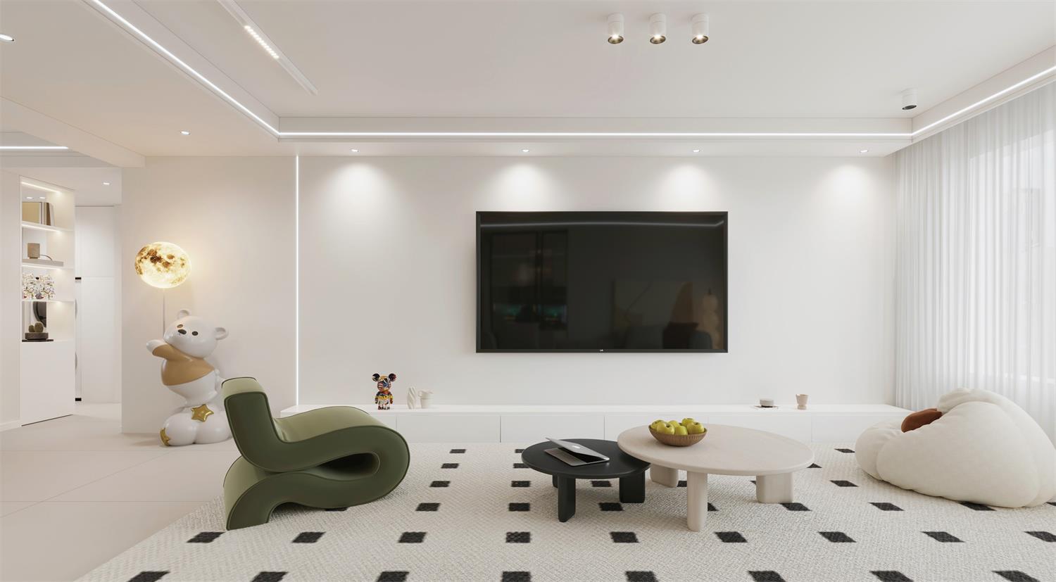 閱海萬(wàn)家G2區(qū) | 144m2軟軟糯糯奶油風(fēng)，一眼就淪陷的治愈感！