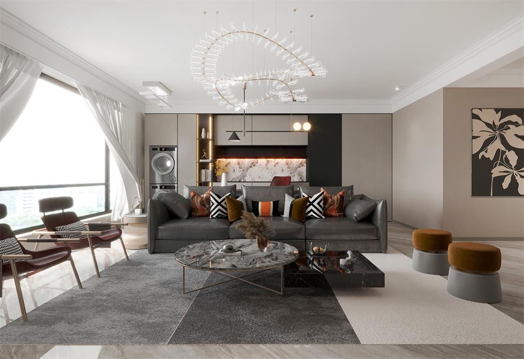 民生北府133㎡ | 沒跟風(fēng)！自己做主裝了現(xiàn)代風(fēng)的家，實用又耐看！