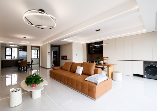 實(shí)景首發(fā) | 不做網(wǎng)紅造型！這套133㎡簡約風(fēng)的家，治愈往后余生~